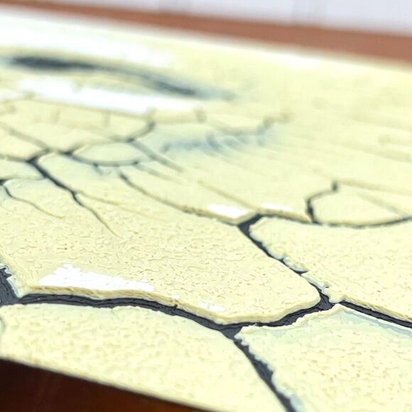 Wall Art, Face in the Desert, Surreal Cracked Earth Face - Picture 4 of 10